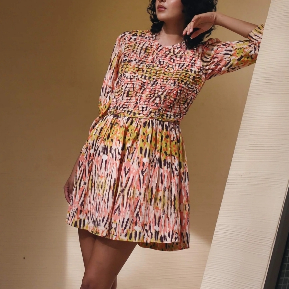 Atelier 17.56 Alma Dress A-line Coral
